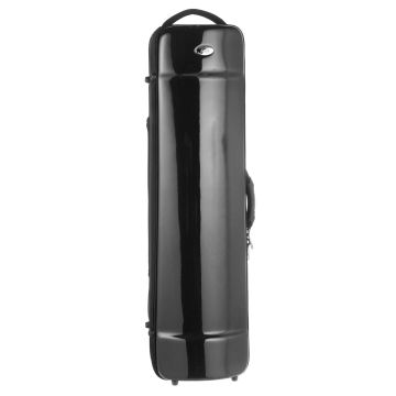 Custodia per 2 tromboni alto+tenore Bags EV3 in fibra nero lucido metallizzato