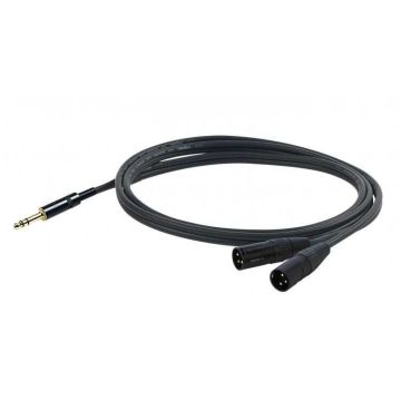 Cavo jack stereo/2 XLRM 1,5 mt Proel