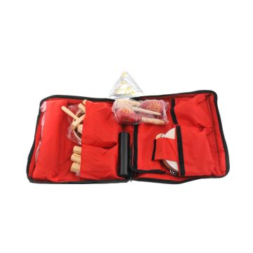 Set percussioni didattiche con borsa