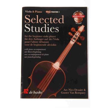 Dezaire Selected studies per viola con cd
