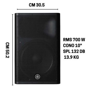 Diffusore Yamaha DXR10 MKII- 1100W - 10" 