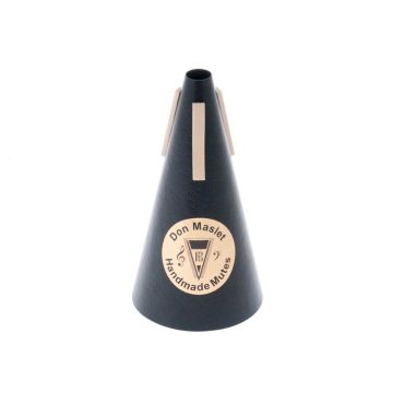 Don Maslet straight Sordina tromba nero materiale sintetico