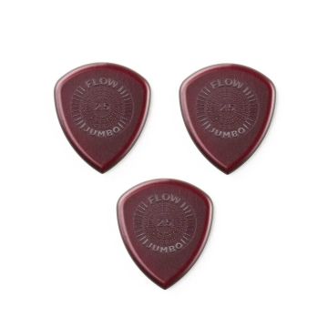 Blister plettri Dunlop Flow 547P2.5 jumbo 2,5mm grip 3pz