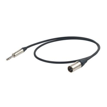 Cavo jack stereo/XLRM 1 mt Proel Esoteric con connettore Neutrik