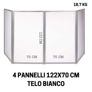 Schermo per consolle dj Boomtone Dj white