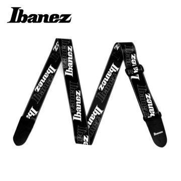Tracolla chitarra Ibanez GSD50-P6 nera logo 5cm Tracolla chitarra Ibanez GSD50-P6 nera logo 5cm