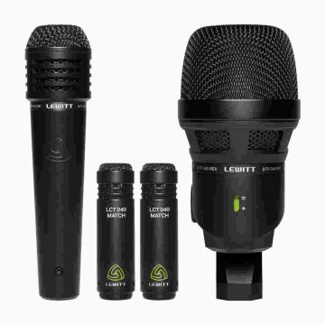 Lewitt Beat Kit Set 4 Microfoni Batteria