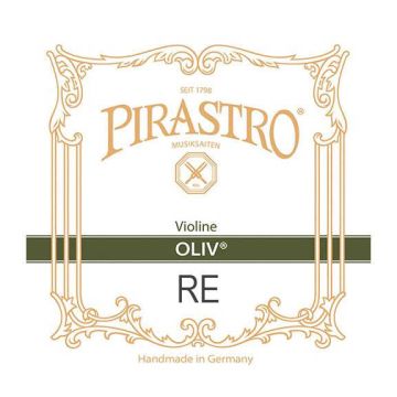 "Pirastro Oliv E 17"" corda RE in budello per violino 4/4"