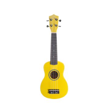 Oqan QUK-1YW Ukulele soprano giallo laccato con custodia