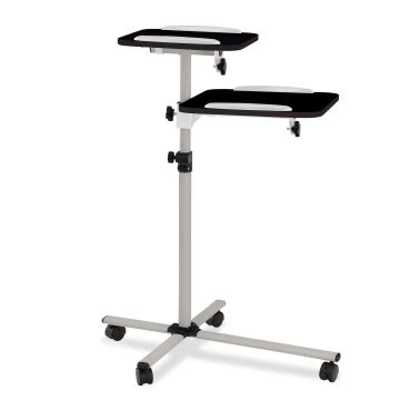 Carrello proiettore Pronomic PT-6 BK MKII 2 ripiani neri