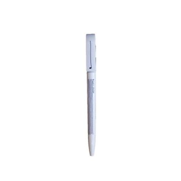 Penna a sfera Music-Gift white con nota da un quarto