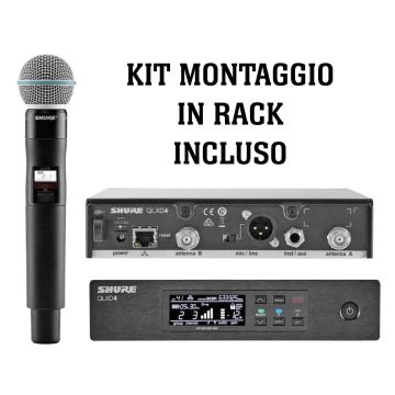 SHURE QLXD24/BETA58A palmare digitale