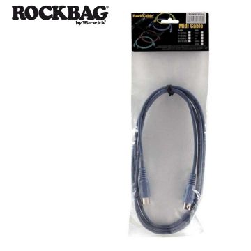 Cavo midi 1 mt Rockbag colore blu
