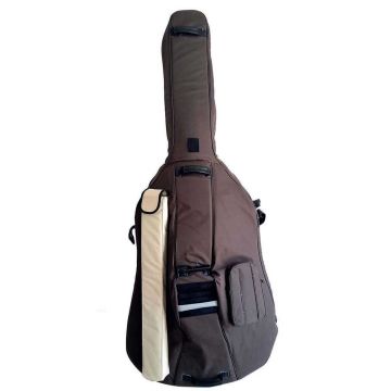 Borsa Contrabbasso 3/4 SG-BS3/4 con ruote imbottita brown beige  