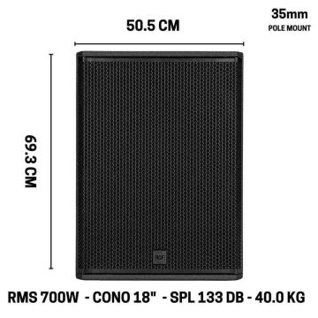 RCF SUB 708-AS MK3