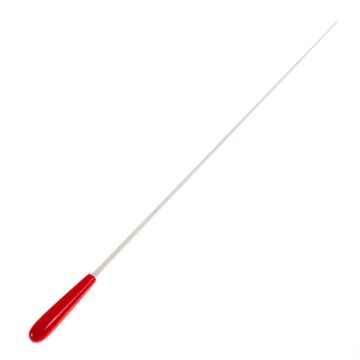 Bacchetta Direttore Takt P-2 13" 33cm betulla bianca impugnatura plastica rossa