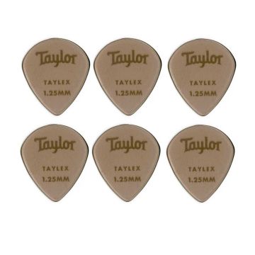 Blister plettri Taylor 1.25mm 6pz smoke grey