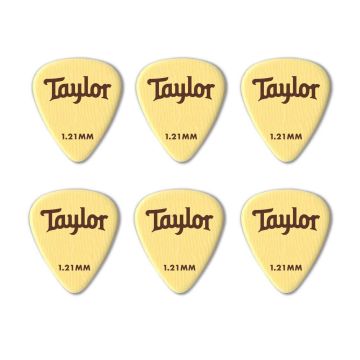 plettri Taylor 1.21mm 6pz Darktone ivoroid