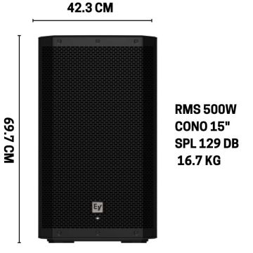 EV ZLX-15P-G2 1000w 12"