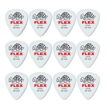 Dunlop 428P50 Tortex flex standard  .5mm 12pz