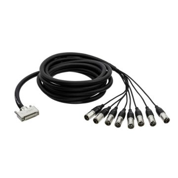 Cavo Alva AO25-8XPRO3 D-Sub 25 8 xlr m 3mt