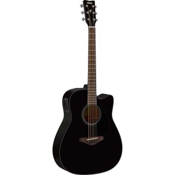 Chitarra Acustica Elettrificata Yamaha FGX800C black