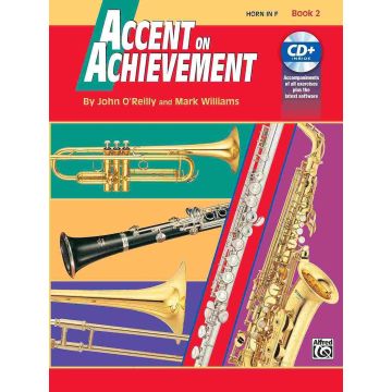 Accent on Achievement, Book 2 F Horn Mark Williams Book + Cd