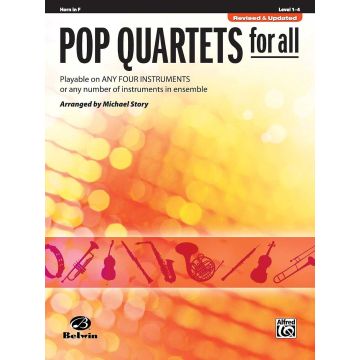 Pop Quartets for All Arr. Michael Story Book - F Horn