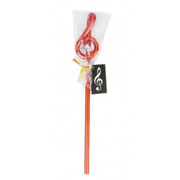 Matita Chiave di violino rossa 24cm Agifty