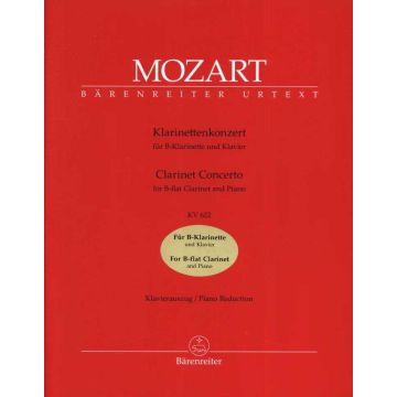 Clarinet Concerto in A K.622 Wolfgang Amadeus Mozart Clarinetto e Pianoforte