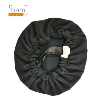 Mascherina trombone Bam tessuto nera