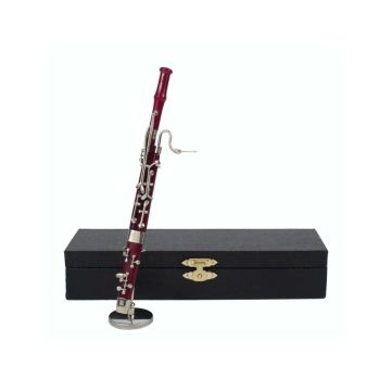 Miniatura Fagotto 17,5 cm  con Stand e custodia Agifty