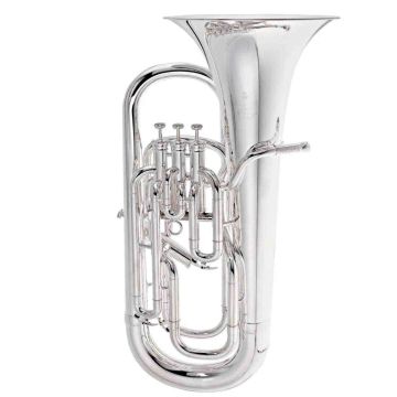 Eufonio Besson BE165-2-0 4 pistoni argentato con custodia