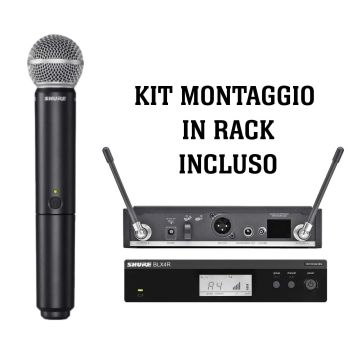 SHURE BLX24R/SM58 analogico rack