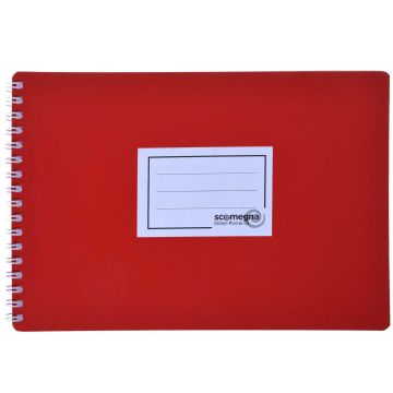 Libretto banda Scomegna 10 buste 22,5x15cm rosso 157gr