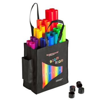 Tubi Sonori Boomwhackers BW-MP cromatico 25 note tappi borsa  