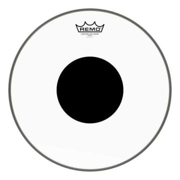 "Remo CS-1318-10 Controlled Sound Clear Black Dot Cassa 18"""