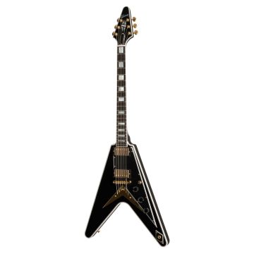 Gibson Flying V Custom with ebony fingerboard gloss ebony