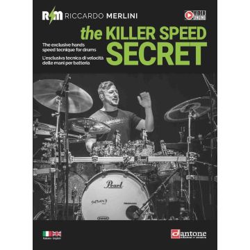 R.Merlini the Killer Speed Secret l'esclusiva tecnica di velocità delle mani per batteria 