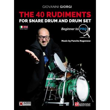 The 40 Rudiments for Snare Dru Autore Giorgi Giovanni