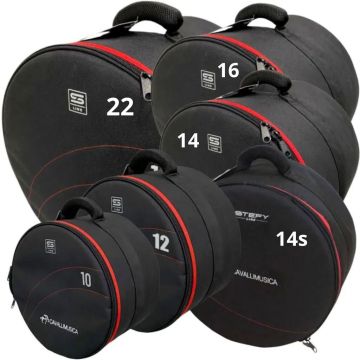 Set borse batteria Stefy Line serie 200 6pz 22/10/12/14/16/14s