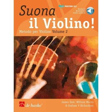Suona il Violino Vol 2 James East Book+Audio-Online Violino