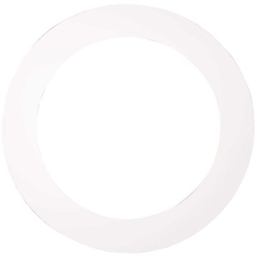 Cerchio per foro pelle Cassa Remo 5 1/2" Bianco Adesivo