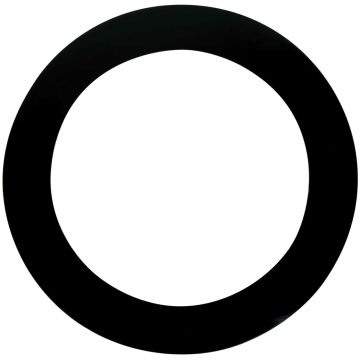 Cerchio per Foro Cassa Remo 5 1/2 Nero Adesivo