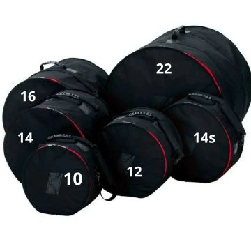 Set Borse Batteria 22/10/12/14/16/14s Tama DSS62S