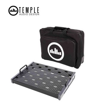 Pedalboard Temple Audio Design DUO-17 gunmetal con borsa