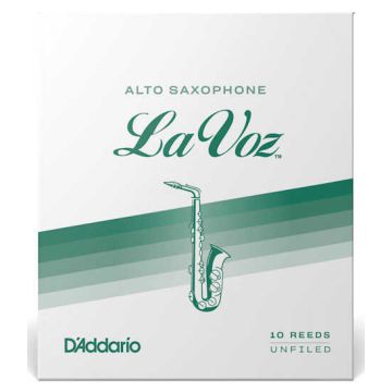 Ance Sax Alto Medium Soft La Voz By D'Addario 10pz RJC10MS