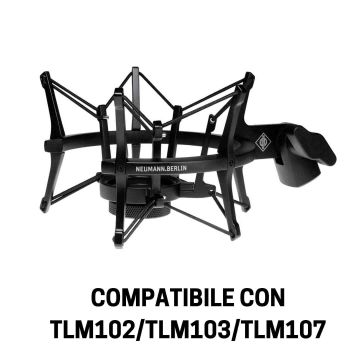 Sospensione elastica Neumann EA4MT per TLM102/TL103/TLM107 black