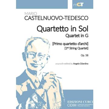 Castelnuovo-Tedesco Primo quartetto d'archi Op.58 EC12185 