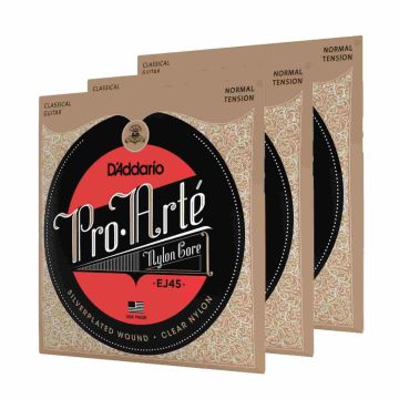 Corde Classica D`Addario EJ45 Pro Artè 28-43 normal 3 pezzi